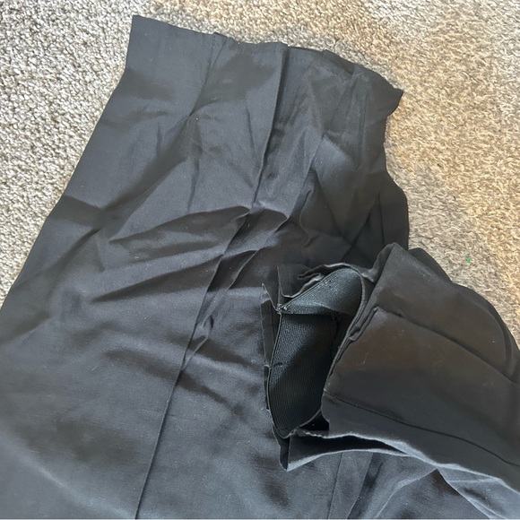 NWT Black Cotton-Blend Trousers - Picture 5 of 5